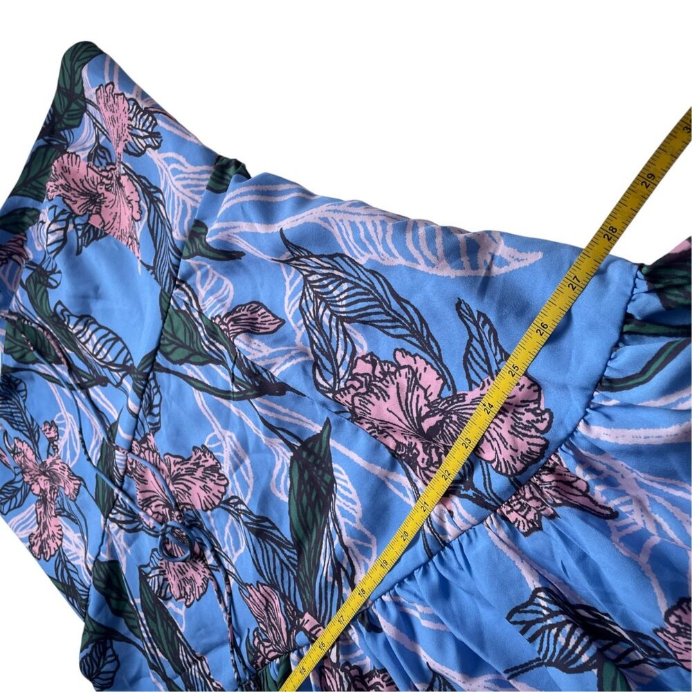 Hutch Renata Halter Mini Dress Peri Inked Iris NWT Anthropologie - Picture 7 of 16
